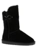 Gooce Leder-Winterstiefel "Bangle" in Schwarz