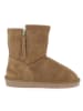 Gooce Leder-Winterboots "Tempe" in Hellbraun