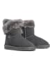 Gooce Leder-Winterboots "Florine" in Grau