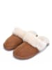 Gooce Pantoffels van schapenvacht "Emeline" lichtbruin