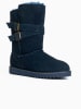Gooce Leren winterlaarzen "Huntspill Waterproof" donkerblauw