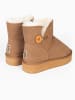 Gooce Leren winterboots "Crestone" lichtbruin