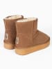 Gooce Leren winterboots "Thimble" lichtbruin
