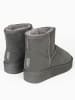 Gooce Leren winterboots "Thimble" grijs