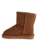 NICEBAY Leder-Winterboots "Luna" in Hellbraun