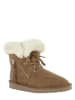 NICEBAY Leren winterboots "Agee" lichtbruin