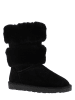 NICEBAY Leder-Winterstiefel "Douglas" in Schwarz
