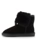 NICEBAY Leren winterboots "Nechako" zwart