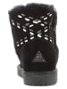 NICEBAY Leren winterboots "Kasba" zwart