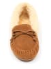 ISLAND BOOT Leder-Mokassins "Maelle" in Hellbraun