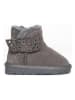 NICEBAY Leren winterboots "Chiara" grijs