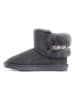NICEBAY Leder-Winterboots "Carmelia" in Grau
