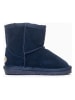 NICEBAY Leren winterboots "Luna" donkerblauw