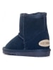 NICEBAY Leder-Winterboots "Luna" in Dunkelblau