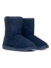 NICEBAY Leren winterboots "Medway" donkerblauw