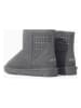 NICEBAY Leder-Winterboots "Suki" in Grau