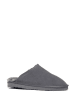 NICEBAY Skórzane kapcie "Huch" w kolorze szarym