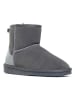 NICEBAY Leder-Winterboots "Abbyly" in Grau