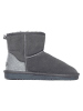 NICEBAY Leder-Winterboots "Abbyly" in Grau