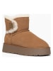 NICEBAY Leder-Winterboots "Labriela" in Hellbraun