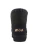 Mou Leren winterboots zwart