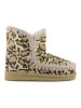Mou Leren winterboots beige