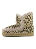Mou Leren winterboots beige