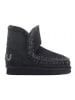 Mou Leren winterboots zwart