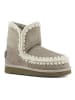 Mou Leren winterboots grijs