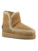 Mou Leren winterboots beige