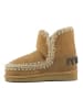 Mou Leren winterboots beige