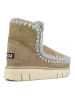 Mou Leren winterboots beige