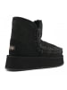 Mou Leren winterboots zwart