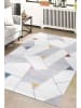 Mioli Laagpolig tapijt "Roma" wit/grijs/meerkleurig