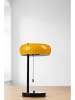 Opviq Tafellamp mosterdgeel/zwart - (H)40 x Ø 25 cm
