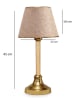 Opviq Lampa stołowa w kolorze złoto-beżowym - wys. 45 x Ø 22 cm