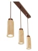 Opviq Hängeleuchte in Beige/ Braun - (B)60 x (H)160 cm