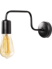 Opviq Wandlamp "Denge" zwart - (B)4 x (H)11 cm