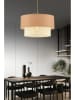 Opviq Hanglamp crème/lichtbruin - (H)65 x Ø 30 cm