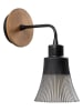 Opviq Wandleuchte in Schwarz - (B)24 x (H)28 cm