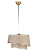 Opviq Hängeleuchte in Beige/ Gold - (H)54,5 x Ø 29 cm
