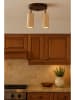 Opviq Deckenleuchte in Beige/ Braun - Ø 20 cm 