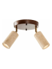 Opviq Deckenleuchte in Beige/ Braun - Ø 20 cm 