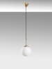 Opviq Hanglamp "Orbıtal" wit/goudkleurig - (H)115 x Ø 15 cm