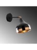 ABERTO DESIGN Lampa ścienna w kolorze złoto-czarnym - 17 x 25 cm