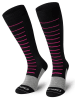 Spaio Podkolanówki narciarskie "Fierce" w kolorze czarno-różowo-szarym