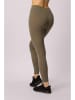 Spaio Legginsy termiczne "Merino" w kolorze khaki