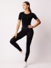 Spaio Legginsy sportowe "Adapt" w kolorze czarnym