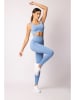 Spaio Legginsy sportowe "Adapt" w kolorze błękitnym