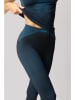 Spaio Legginsy sportowe "Breeze" w kolorze granatowo-niebieskim